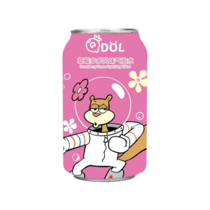 QDOL Spongebob Squarepants Strawberry Flavor Soda 330ml