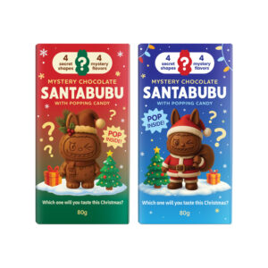 SantaBubu Mystery Chocolate with Popping Candy 80g