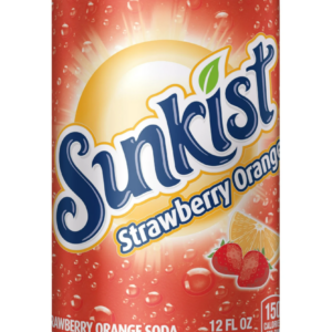 Sunkist Strawberry Orange Soda 355ml
