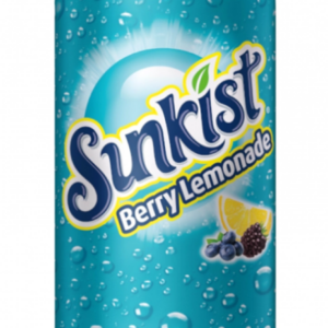 Sunkist Berry Lemonade Soda 355ml