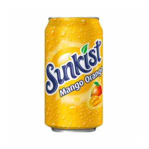 Sunkist Mango Orange Soda 355ml